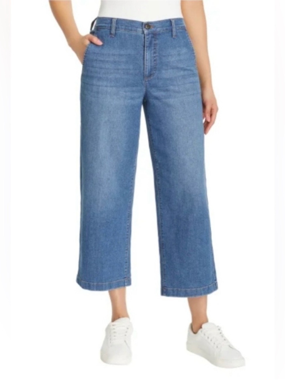 Ella Moss ladies wide leg Crop pant size 6